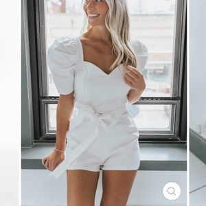 Apricot Lane White Romper